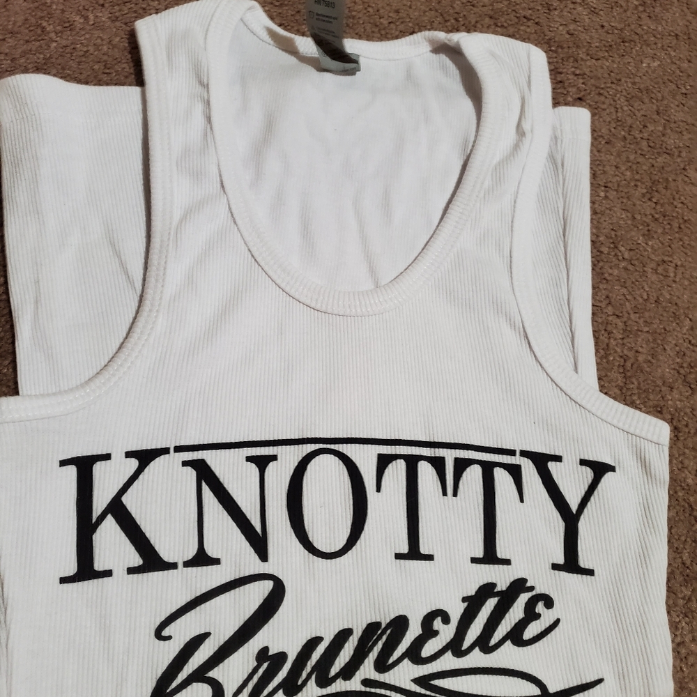 Twin Peaks white tank top, size small